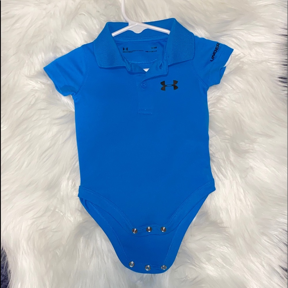 Baby boy under armor onesie